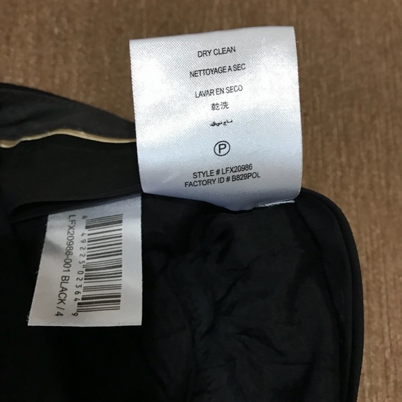 BCBG MaxAzria black slacks size 4 , 34”inseam - Picture 5 of 6